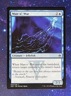Magic The Gathering TCG, Man-o’-War, Masters 25 064/249 Common Regular - Image 1