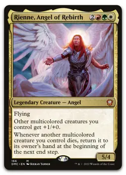 Rienne, Angel of Rebirth #166 (LP) Dominaria United DMC Magic MTG - Image 1