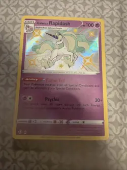 Pokemon Galarian Rapidash SV048/SV122 Shining Fates: Shiny Vault Holo - Image 1