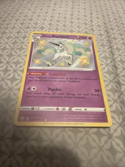 Pokemon Galarian Rapidash SV048/SV122 Shining Fates: Shiny Vault Holo - Image 2