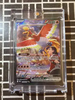 Pokemon TCG Ethan's Ho-Oh EX Sir 230/182 Destined Rivals - Image 1