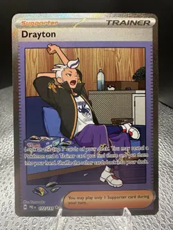 Pokemon Drayton 172/131 Sv: Prismatic Evolutions Special Illustration Rare Holo - Image 1