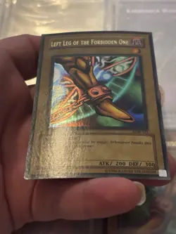 Yugioh Misprint Left Leg Of The Forbidden One Lob Light Fade Wavy - Image 5