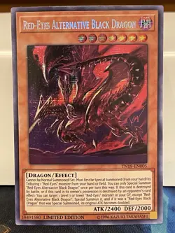 Red-Eyes Alternative Black Dragon - TN19-EN005 - Prismatic Secret Rare - VLP - Image 1