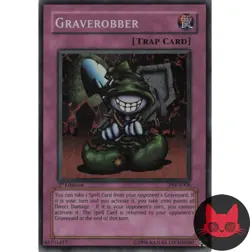 Yugioh Graverobber PSV-E008 Super Rare 1st Edition LP - Image 1
