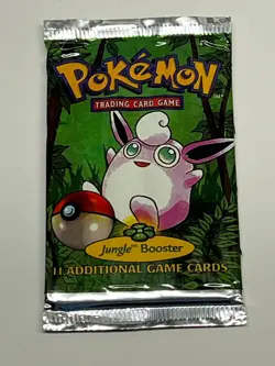1999 Pokemon Jungle Unlimited Wigglytuff Art Booster Pack 21.24 Grams - Image 2