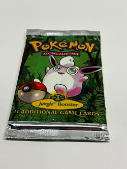 1999 Pokemon Jungle Unlimited Wigglytuff Art Booster Pack 21.24 Grams - Image 4