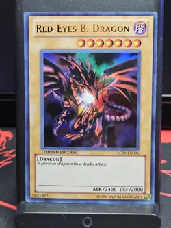Red-Eyes B. Dragon LC01-EN006 Yu-Gi-Oh Legendary Collection 1 Limited Edition LP - Image 3