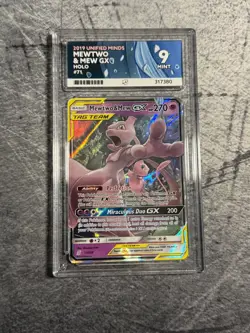 Pokemon TCG - Mewtwo & Mew GX 71/236 Tag Team Card - Unified Minds - ACE 9 - Image 2