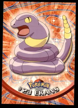 Pokemon Card Ekans #23 TOPPS Series 1 3rd Print Green Label NEAR MINT Non-Holo!! - Image 1