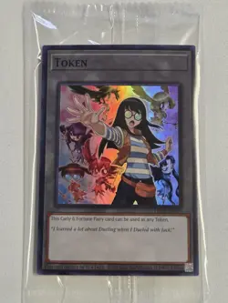 Carly & Fortune Fairy TKN5-EN039 Yugioh Token Burst Protocol Promo Card Mint - Image 1