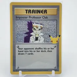 Imposter Professor Oak - 73/102 - Ultra Rare - Celebrations - Pokemon Card - NM - Image 1