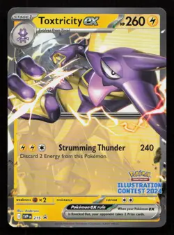 Toxtricity ex #215 SV: Scarlet & Violet Promo Cards Pokemon (1U) - Image 1