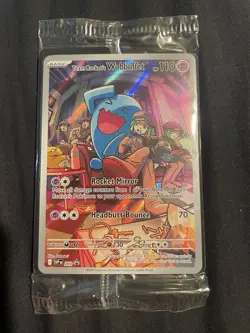 Pokemon TCG Destined Rivals Team Rocket's Wobbuffet ETB Promo Card #203 - Image 1
