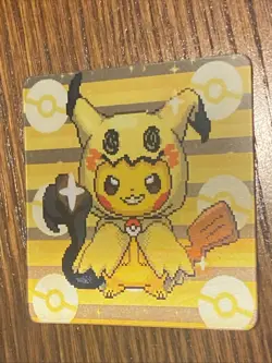 Pokemon 3D Lenticular card Pikachu Poncho Mimikyu Game Boy - Image 2