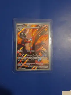 Pokemon TCG Blaziken Destined Rivals Illustration Card 192/182 - Image 1