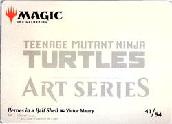 Magic the Gathering Heroes in a Half Shell Art Card TMNT - Image 2
