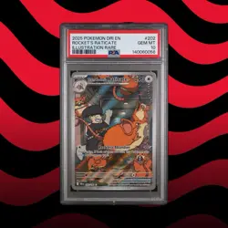 Pokemon TCG Team Rockets Raticate Card 202/182 Destined Rivals PSA 10 - Image 1