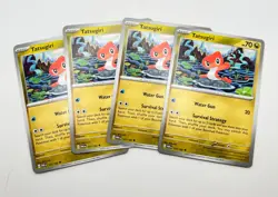 Pokemon Cards 2023 Paradox Rift Playset Tatsugiri 141/182 x4 4x - Image 1