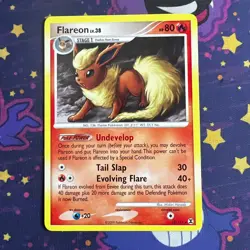 Flareon 19/111 Rising Rivals Non Holo Pokemon Card LP - Image 1