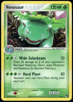 Venusaur | 6/17 | Pop Series 2 | Pokemon Card | Holo | LP - Image 1