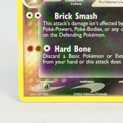 Dark Marowak 7/109 EX Team Rocket Returns Non-Holo Rare Pokemon Card NM - Image 5