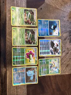 Pokemon Card Lot 7 Vintage Reverse Holo/holo 🔥mp - HP 2007-2010 DP era - Image 1
