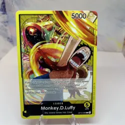 One Piece Monkey.D.Luffy OP15-098 Leader 5000 Power English Card - Image 1
