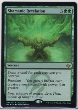 1x Shamanic Revelation *Buy-a-Box Foil* - Fate Reforged - Near Mint - Image 1