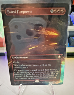 MTG Fated Firepower #0297 Borderless NM Tarkir Dragonstorm TDM Rare Magic The Ga - Image 2