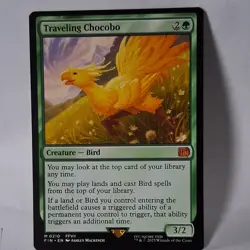 Magic: The Gathering Traveling Chocobo FFVII 0210 Creature Green ATK/3 DEF/2 - Image 1