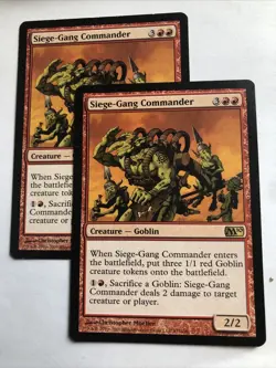 Siege-Gang Commander X2 M10 Ex Condition See Pics Front Back - Image 1