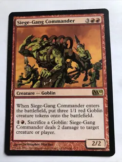 Siege-Gang Commander X2 M10 Ex Condition See Pics Front Back - Image 4