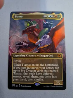 MTG: Tiamat (Borderless) (LP): Adventures in the Forgotten Realms - Image 1