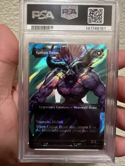 2025 MTG Final Fantasy Vincent/Galian Beast Borderless-Surge Foil GEM MT PSA 10 - Image 3