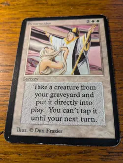 MTG Beta edition Resurrection - MP - Image 1