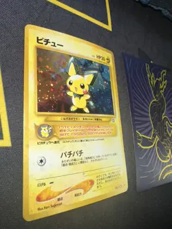 Japanese PICHU No. #172 Holo🌀Swirls🌀 2000 Neo Genesis 283💎NM ++💎 - Image 4
