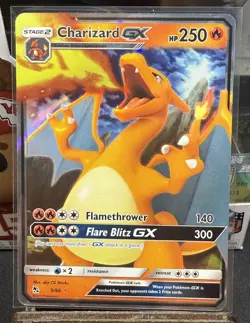 Charizard GX 9/68 - Hidden Fates Ultra Rare Pokemon TCG - NM Pack Fresh - Image 1