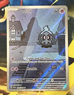 Pokemon Card Duskull 068/064 Sv: Shrouded Fable Full Art Illustration Rare MP - Image 1