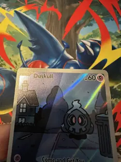 Pokemon Card Duskull 068/064 Sv: Shrouded Fable Full Art Illustration Rare MP - Image 3