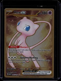 Pokemon TCG Mew ex 205/165 Scarlet & Violet 151 Promo Metal NM (B) - Image 1