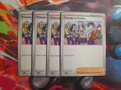Friends in Paldea 109/131 Common Playset 4X Prismatic Evolutions Pokemon TCG - Image 1