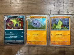 Tyranitar 135/193, Pupitar 111/193 & Larvitar 110/193 Cosmos Holo Pokemon Set - Image 1