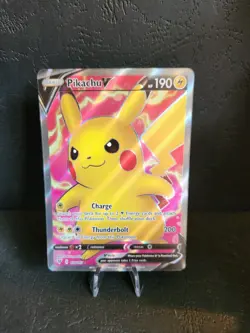 Pokemon Pikachu V Full Art Ultra Rare - Vivid Voltage 170/185 NM/M - Image 2