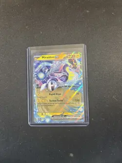Pokemon Miraidon ex SVP 143 BLACK STAR Promo Holo English In Hand NM - Image 1