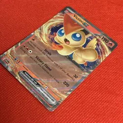 Pokemon [Victini EX] Scarlet & Violet Black Star Promo SVP 142 Halo NM/Unplayed - Image 3