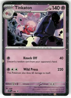 Tinkaton (Cosmos Holo) 140 Holo Promo Scarlet & Violet Promo Pokemon Near Mint - Image 1