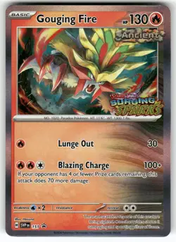 Gouging Fire 151 Holo Promo Scarlet & Violet Promo Pokemon Near Mint - Image 1