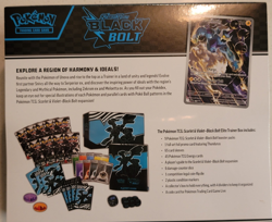 Pokemon Black Bolt - Elite Trainer Box ETB TCG Scarlet & Violet New Sealed - Image 4