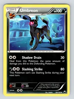 Umbreon 60/108 Dark Explorers Regular Pokemon - Image 1
